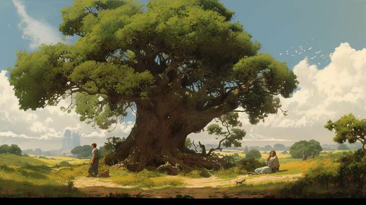 Willow Grace — elegant family tree background design