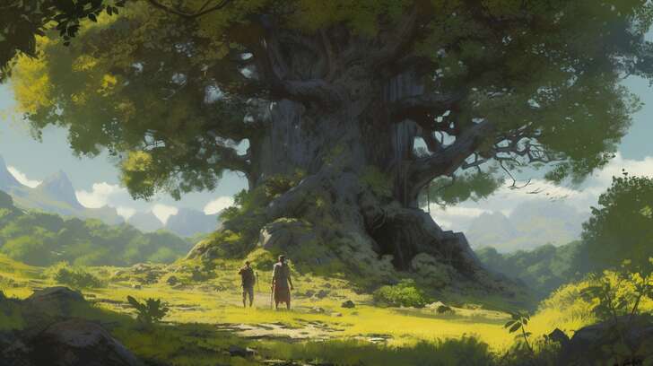 Birch Grove — elegant family tree background design